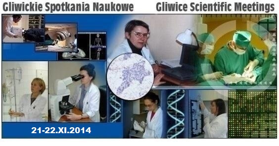 Gliwickie Spotkania Naukowe - 21 i 22 listopada 2014 roku. Gliwice Scientific Meetings - 21 i 22 November 2014